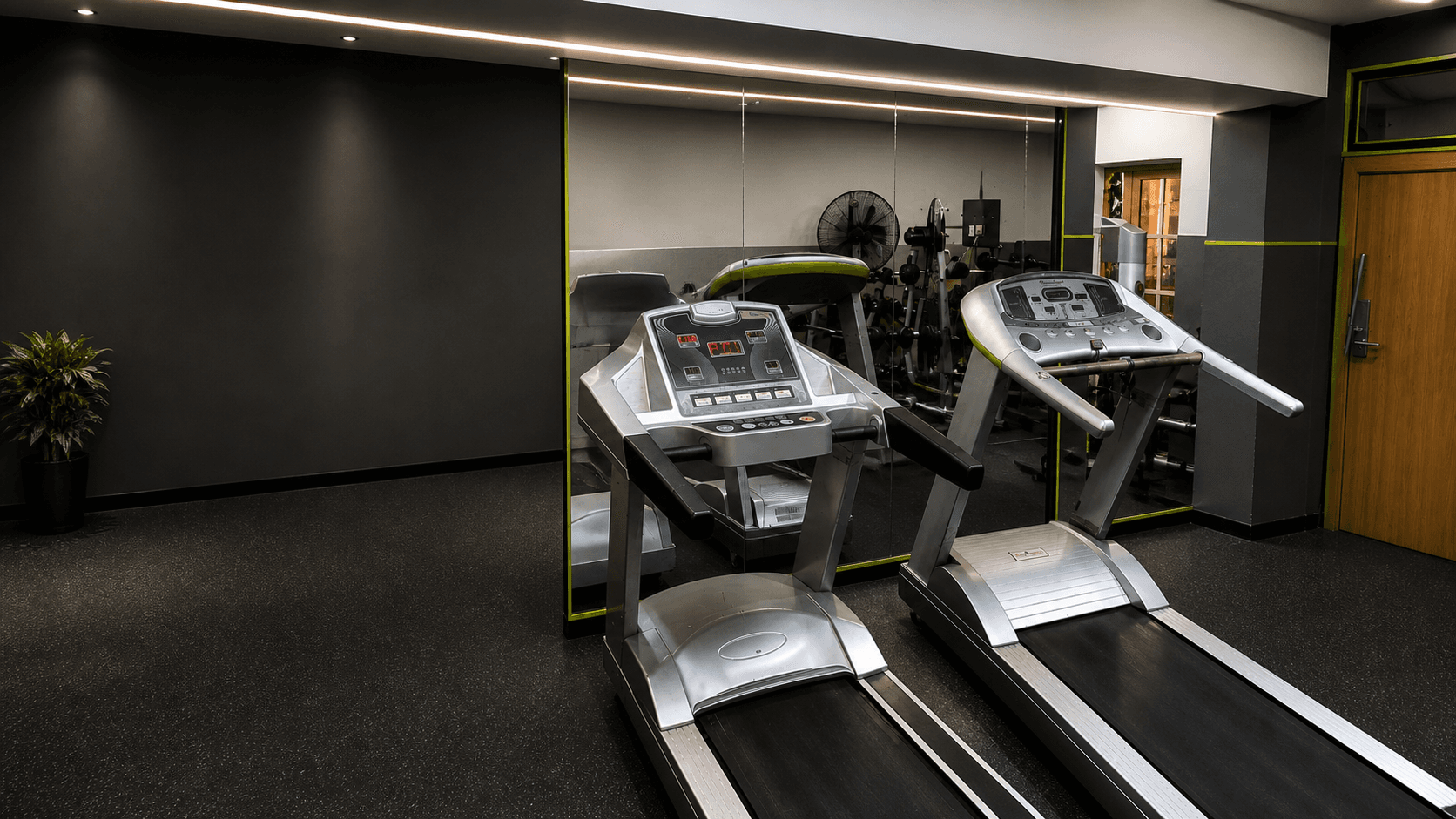 Premium cardio floor inside X-Fitness Gym in Enugu